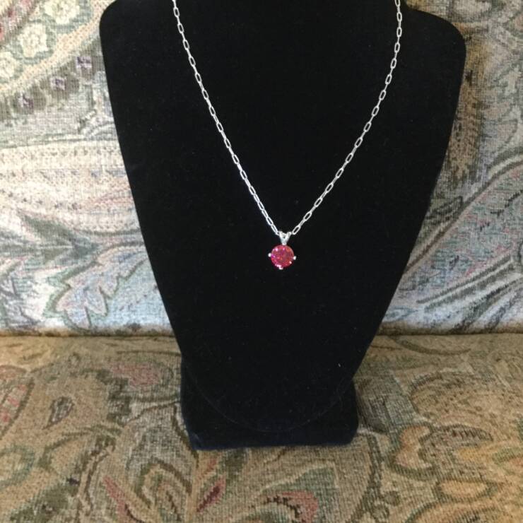 Sun Ray CZ Pendant