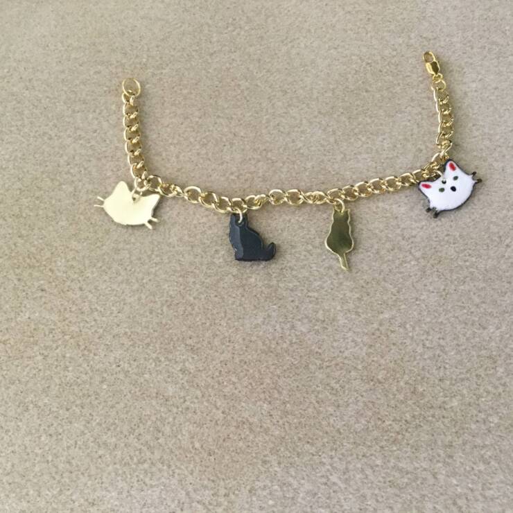 Cat Charm Bracelet